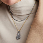 Diamond Amorphous Pendant Necklace