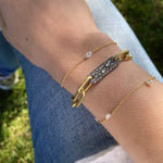 Marquise Diamond Chain Bracelet